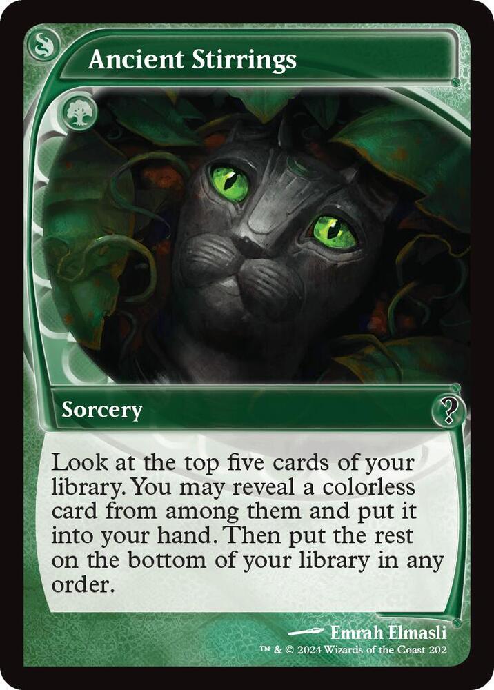 Ancient Stirrings (Future Sight) 202 Common Mystery Booster 2 NM/M