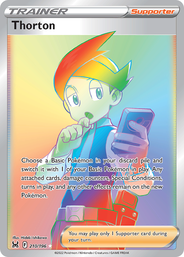 Thorton 210/196 Rainbow Rare Lost Origin NM/M