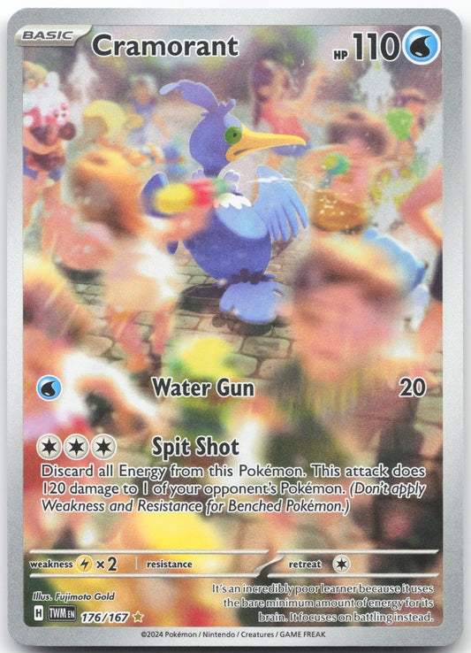 Cramorant - Illustration Rare SV06: Twilight Masquerade 176/167 NM