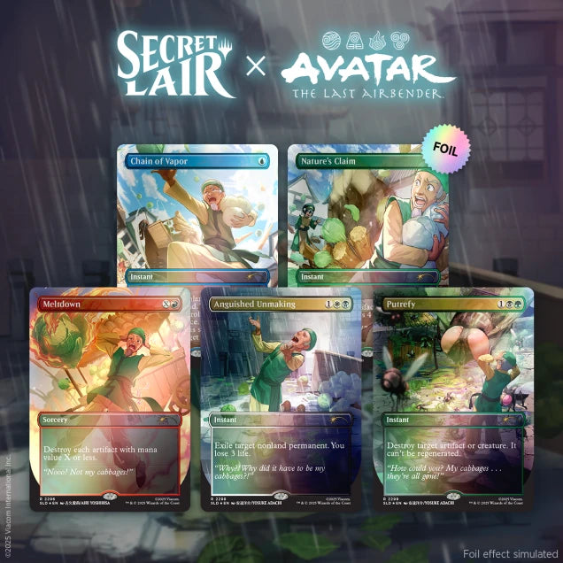 Magic: The Gathering | Secret Lair x Avatar: The Last Airbender | My Cabbages! Foil Edition