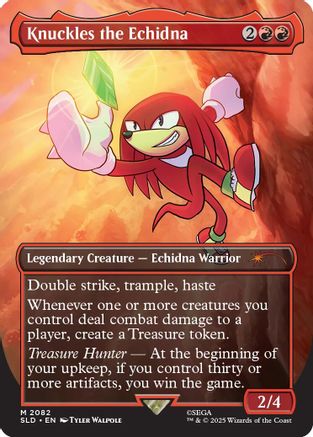 Knuckles the Echidna 2082 Mythic Secret Lair Drop Series NM/M