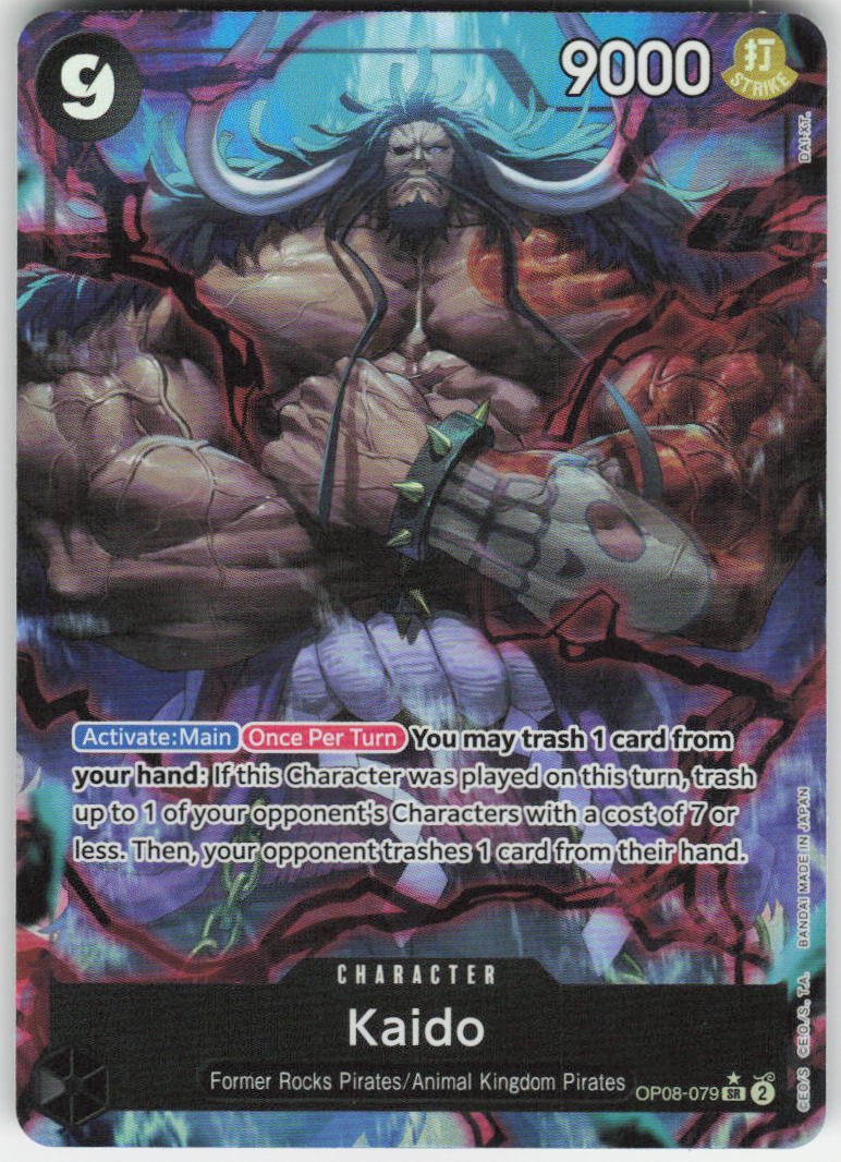 Kaido (Parallel) SR Two Legends OP08-079 NM