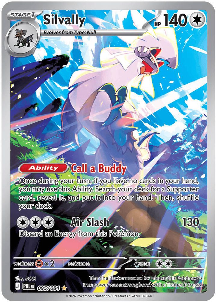 Silvally 095/084 Illustration Rare Pitch Black NM/M