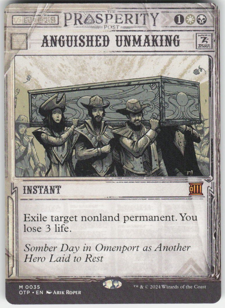 Anguished Unmaking M Outlaws of Thunder Junction: Breaking News 35 NM
