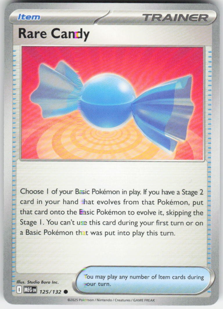 Rare Candy - Common ME01: Mega Evolution 125/132 NM