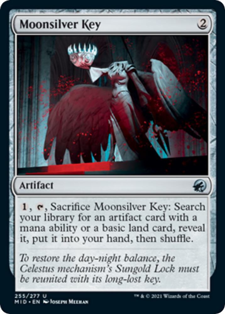 Moonsilver Key 255 Foil Uncommon Innistrad: Midnight Hunt NM/M