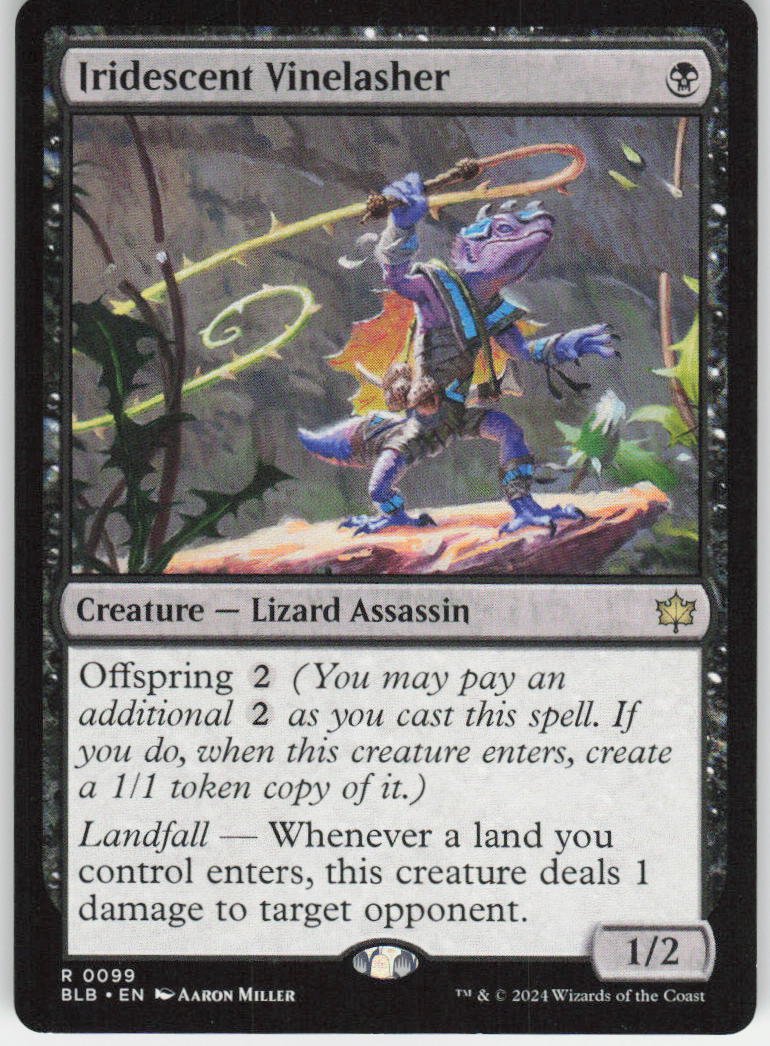 Iridescent Vinelasher R Bloomburrow 99 NM