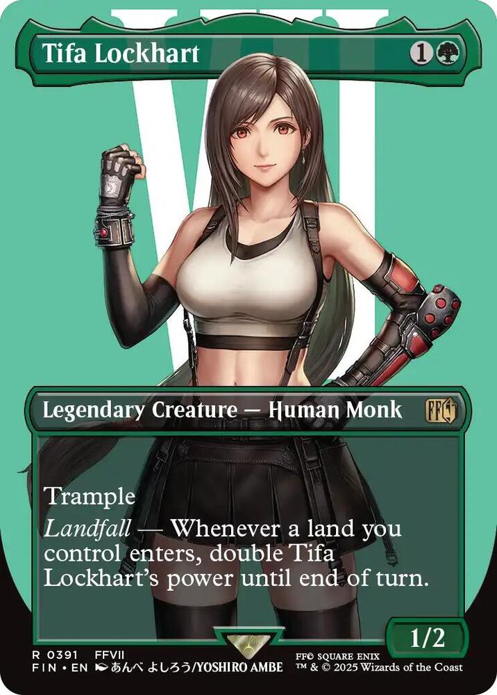 Tifa Lockhart (Borderless) 391 Rare FINAL FANTASY NM/M