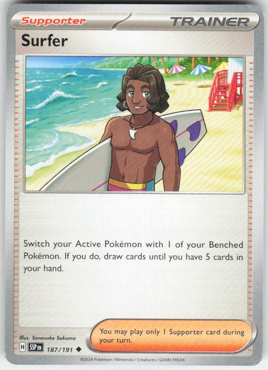 Surfer - Uncommon SV08: Surging Sparks 187/191 NM
