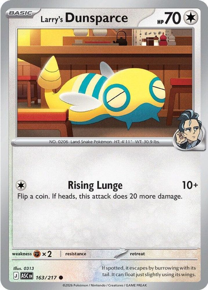 Larry's Dunsparce 163/217 Common Ascended Heroes NM/M