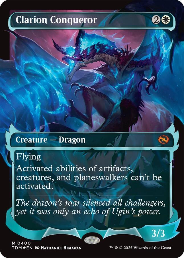Clarion Conqueror (Showcase) 400 Mythic Foil Tarkir: Dragonstorm NM/M
