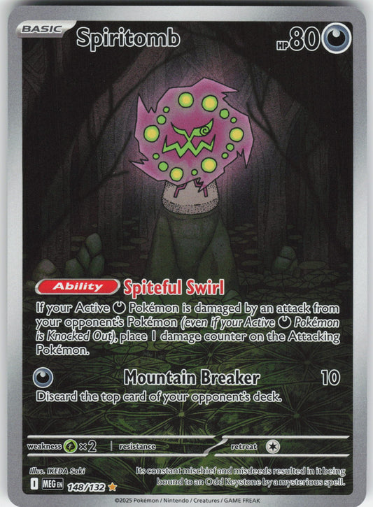Spiritomb - Illustration Rare ME01: Mega Evolution 148/132 NM