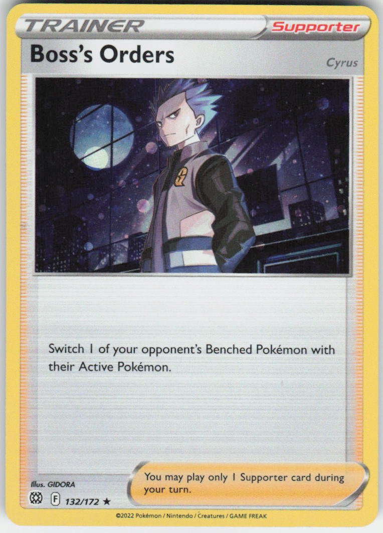 Boss's Orders (Cyrus) - (Cosmos Holo) Promo Miscellaneous Cards & Products 132/172 NM