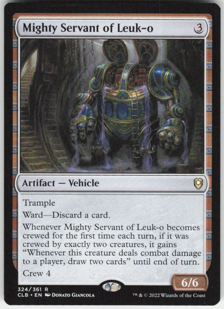 Mighty Servant of Leuk-o R Commander Legends: Battle for Baldur's Gate 324 NM