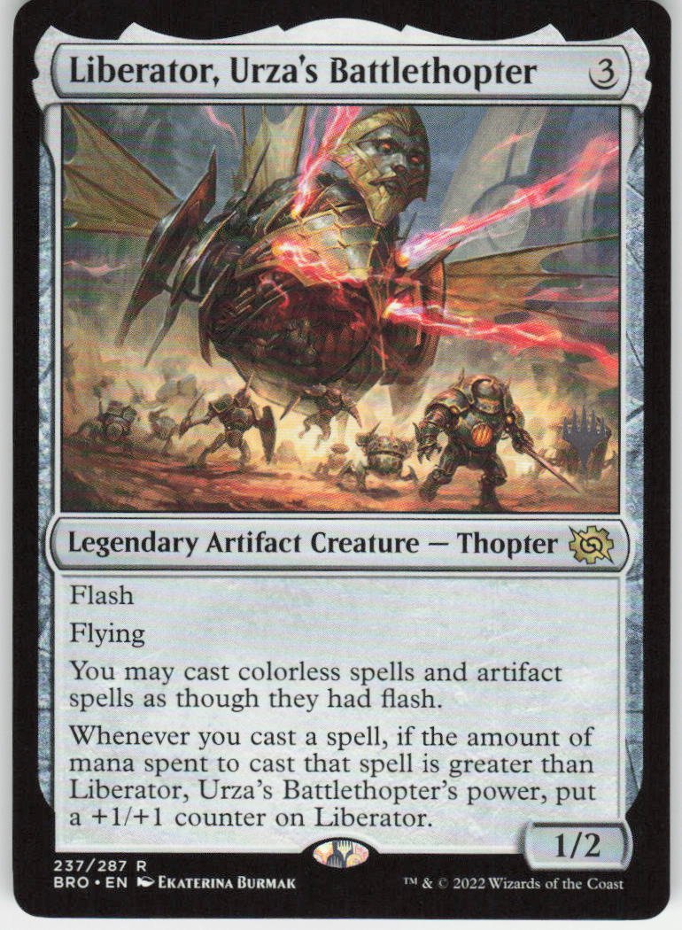 Liberator, Urza's Battlethopter R Promo Pack: The Brothers' War 237 NM