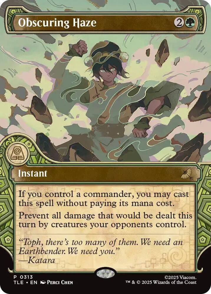 Obscuring Haze (Showcase) 313 Avatar: The Last Airbender: Eternal-Legal NM/M