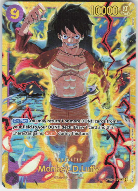 Monkey.D.Luffy (119) SEC Emperors in the New World OP09-119 NM