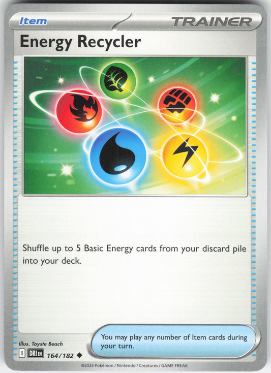 Energy Recycler Uncommon SV10: Destined Rivals 164/182 NM
