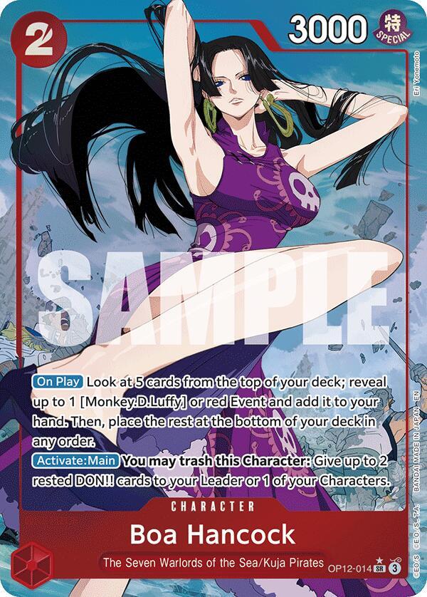 Boa Hancock (Alternate Art) OP12-014 Super Rare Legacy of the Master NM/M