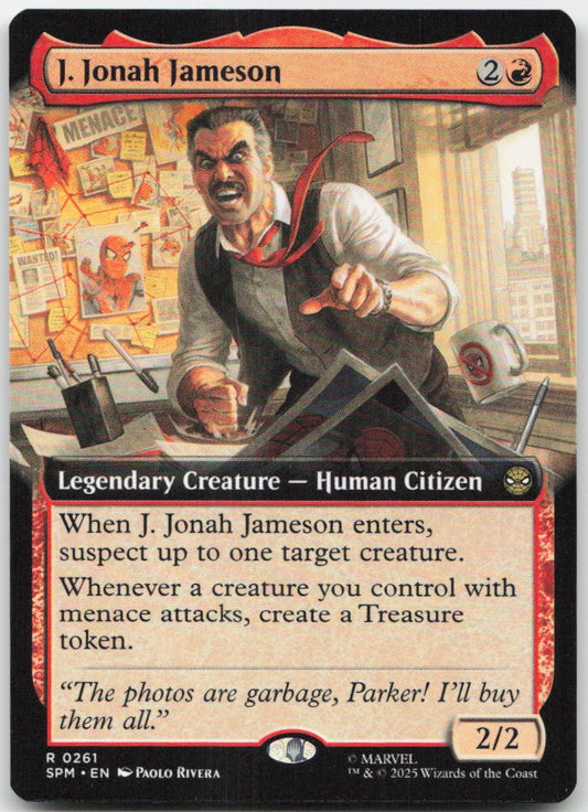 J. Jonah Jameson (Extended Art) R Marvel's Spider-Man 261 NM