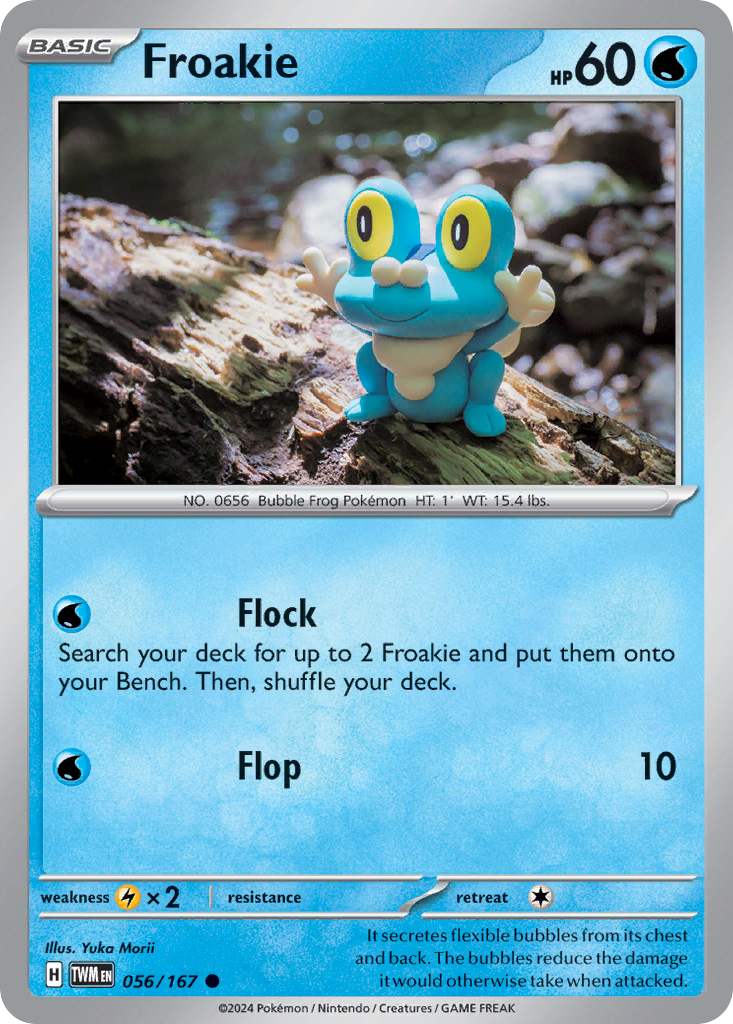 Froakie 056/167 Common Reverse Holo Twilight Masquerade NM/LP