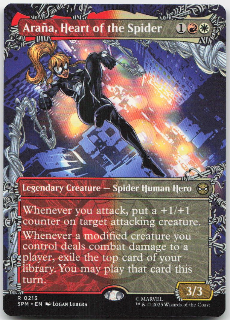 Arana, Heart of the Spider (Borderless) R Marvel's Spider-Man 213 NM