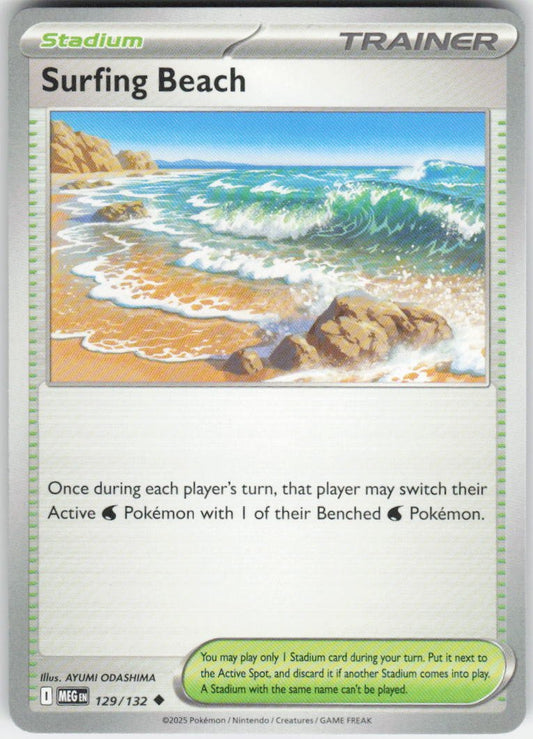 Surfing Beach Uncommon ME01: Mega Evolution 129/132 NM