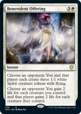Benevolent Offering 78 Rare Commander: Innistrad: Crimson Vow NM/M