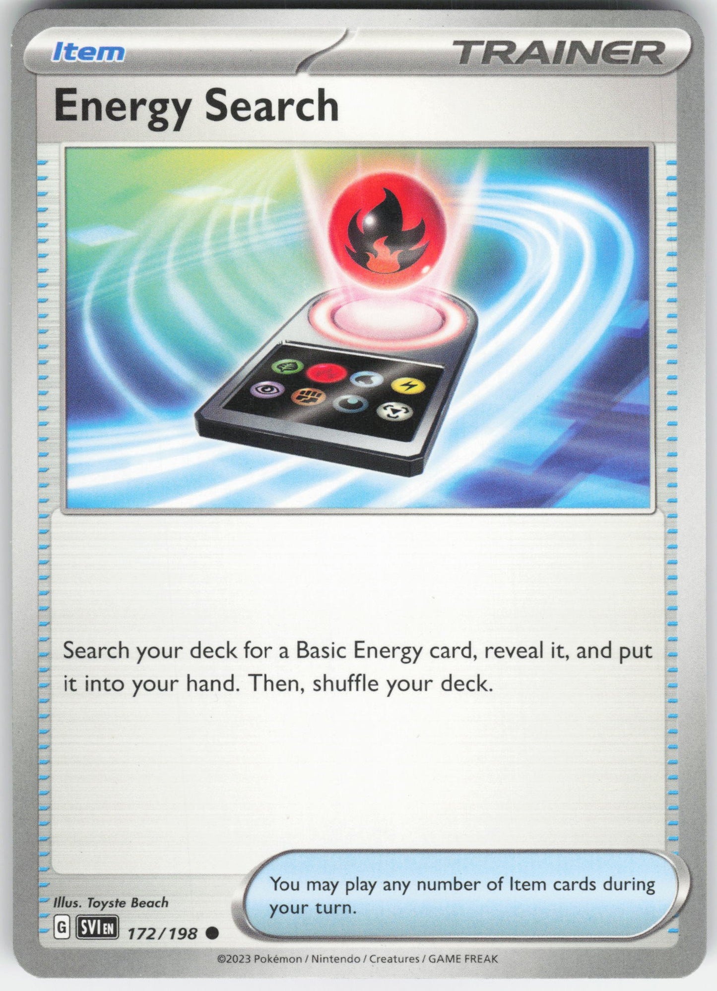 Energy Search Common SV01: Scarlet & Violet Base Set 172/198 NM