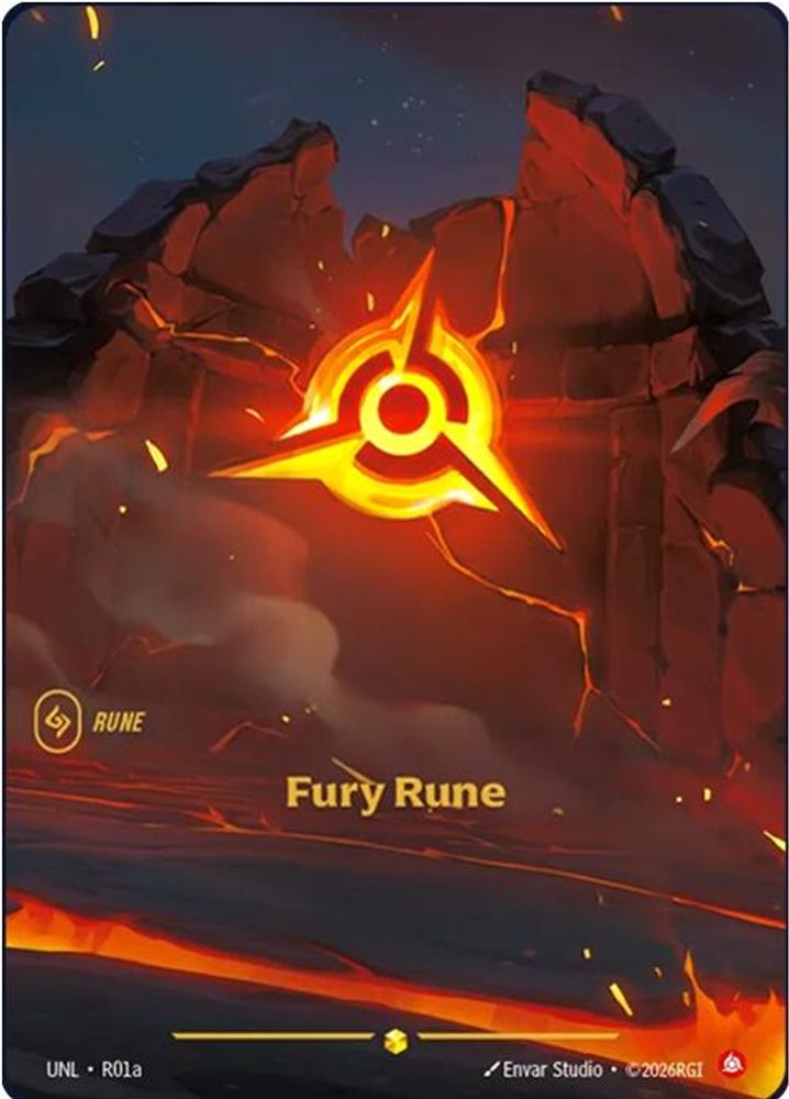 Fury Rune (Alternate Art) R01A Showcase Unleashed NM/M