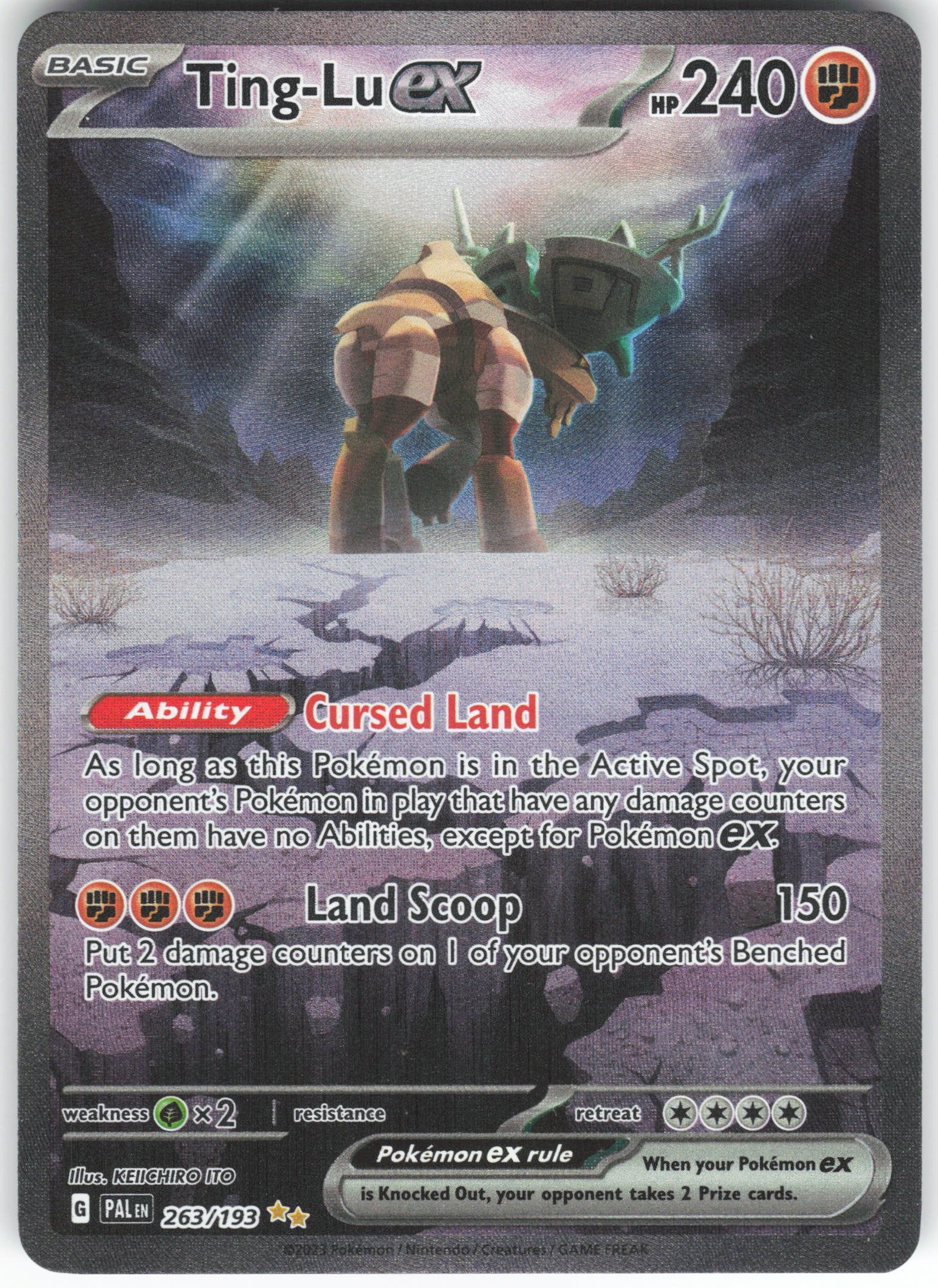 Ting-Lu ex Special Illustration Rare SV02: Paldea Evolved 263/193 NM