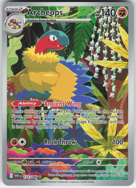 Archeops - Illustration Rare SV: White Flare 132/086 NM