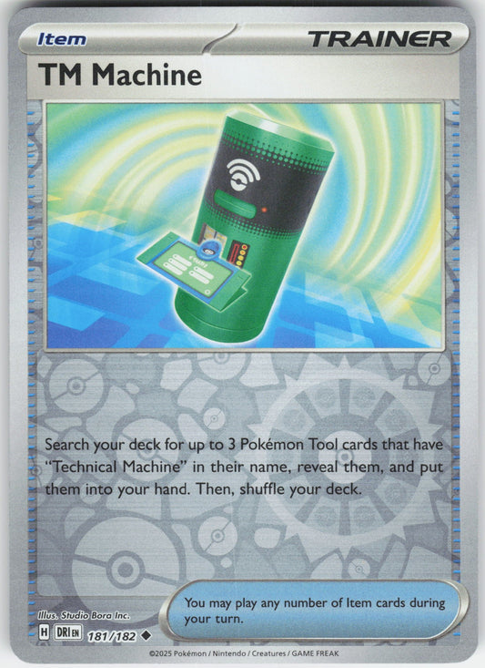 TM Machine Uncommon SV10: Destined Rivals 181/182 NM Rev Holo