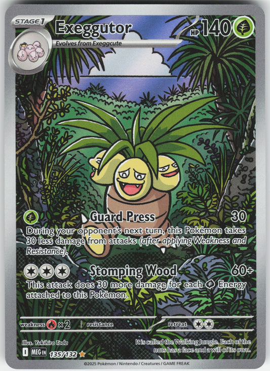 Exeggutor - Illustration Rare ME01: Mega Evolution 135/132 NM