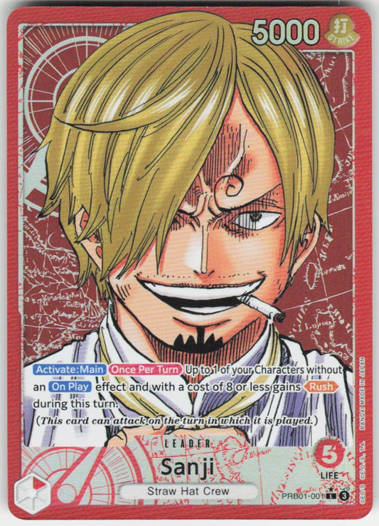 Sanji () (Alternate Art) L Premium Booster -The Best- PRB01-001 NM