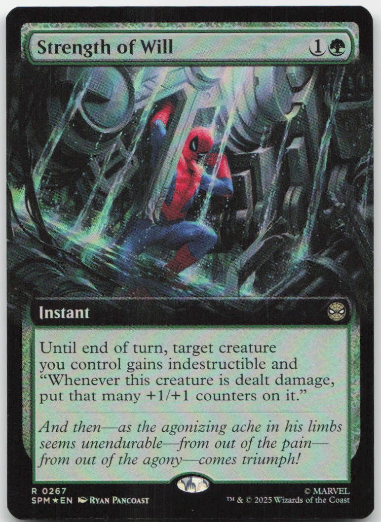 Strength of Will (Extended Art) R Marvel's Spider-Man 267 NM