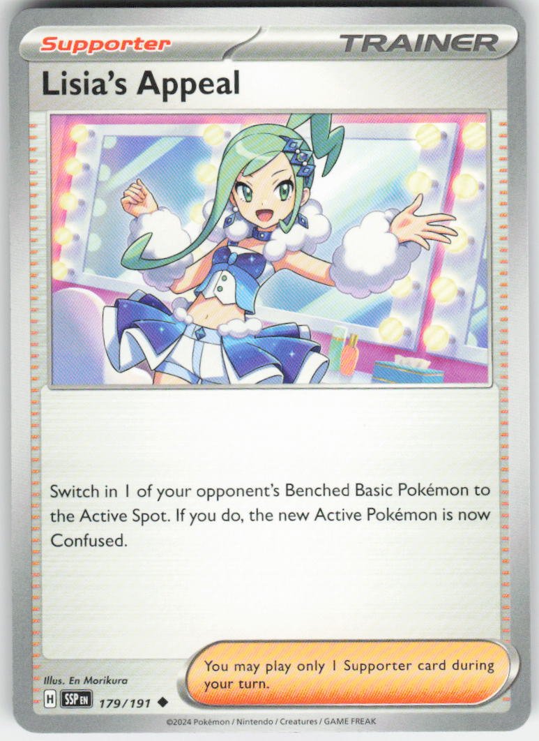 Lisia's Appeal - Uncommon SV08: Surging Sparks 179/191 NM