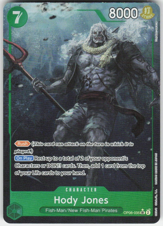 Hody Jones (035) (Alternate Art) SR Wings of the Captain OP06-035 NM