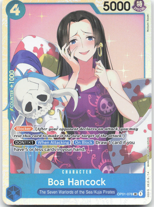 Boa Hancock SR Romance Dawn OP01-078 NM