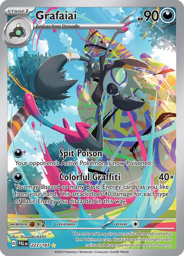 Grafaiai 223/193 Illustration Rare Paldea Evolved NM/M