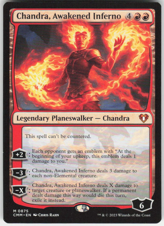 Chandra, Awakened Inferno M Commander Masters 875 NM