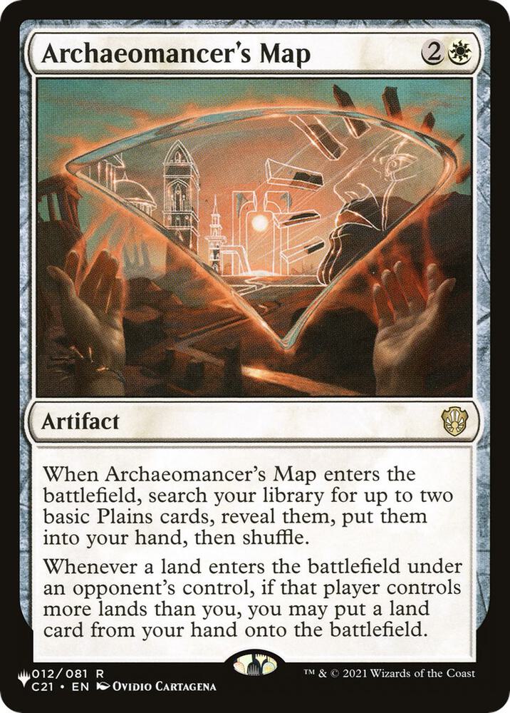 Archaeomancer's Map 012/081 Rare The List Reprints NM/M