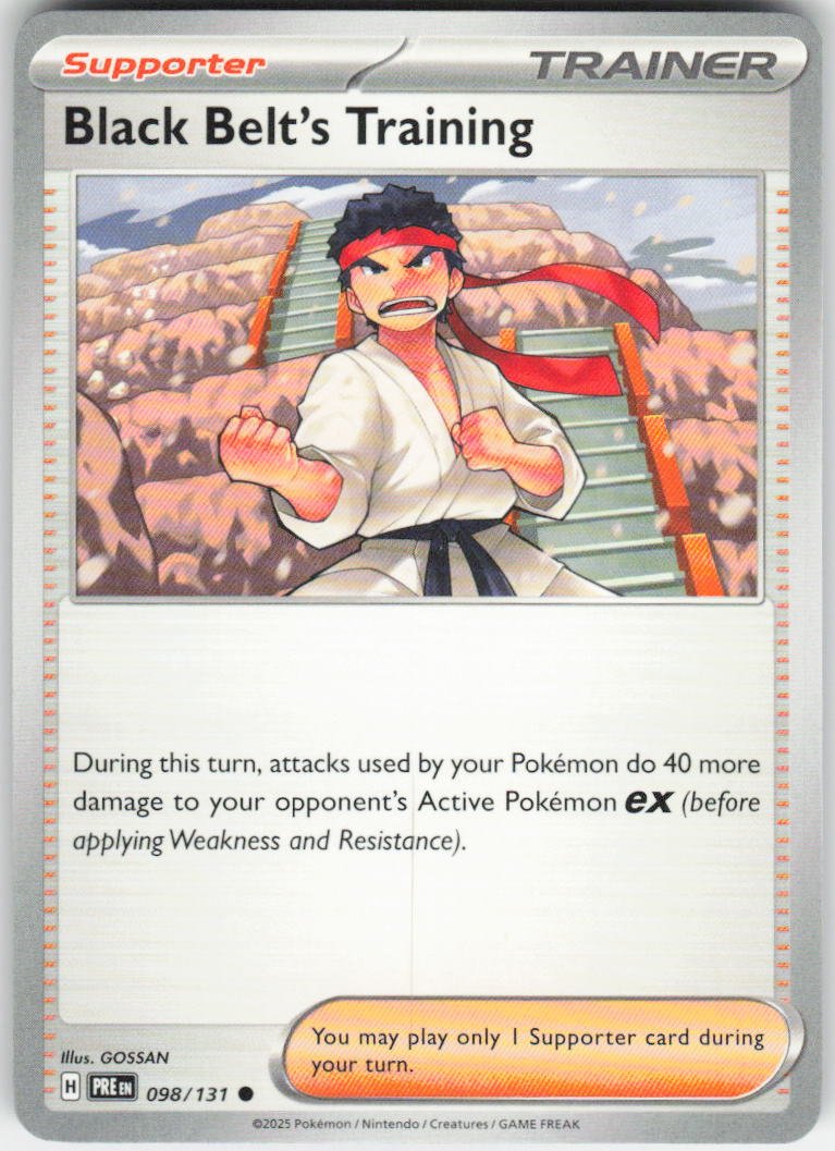 Black Belt's Training - Common SV: Prismatic Evolutions 098/131 NM