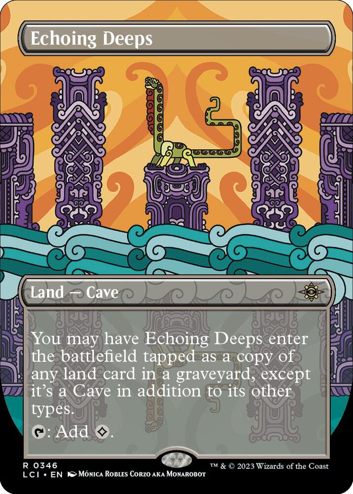 Echoing Deeps (Borderless) 346 Rare The Lost Caverns of Ixalan NM/M