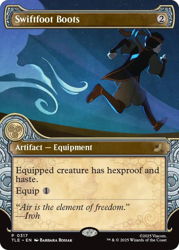 Swiftfoot Boots (Showcase) 317 Avatar: The Last Airbender: Eternal-Legal NM/M
