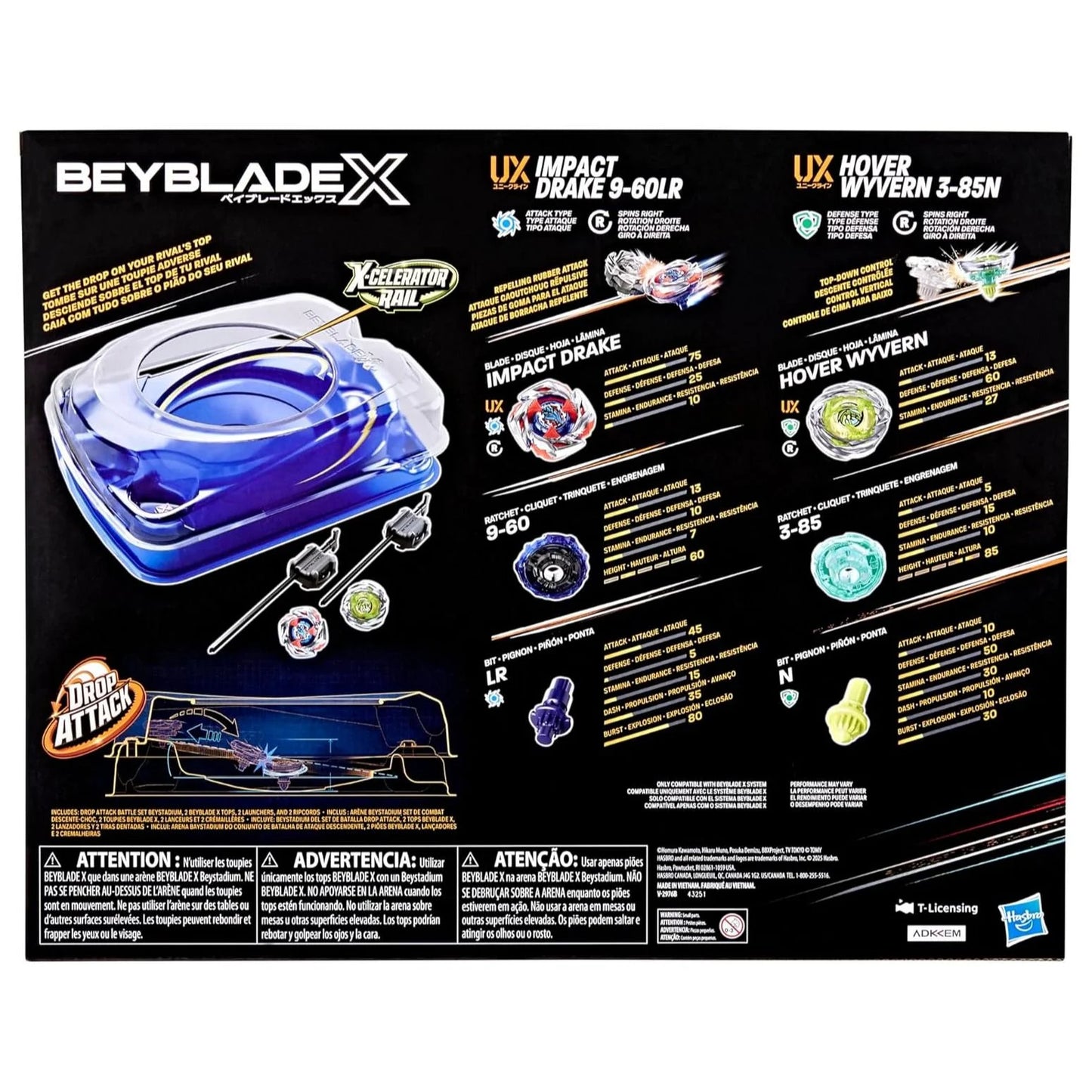 Beyblade X Drop Attack Battle Set