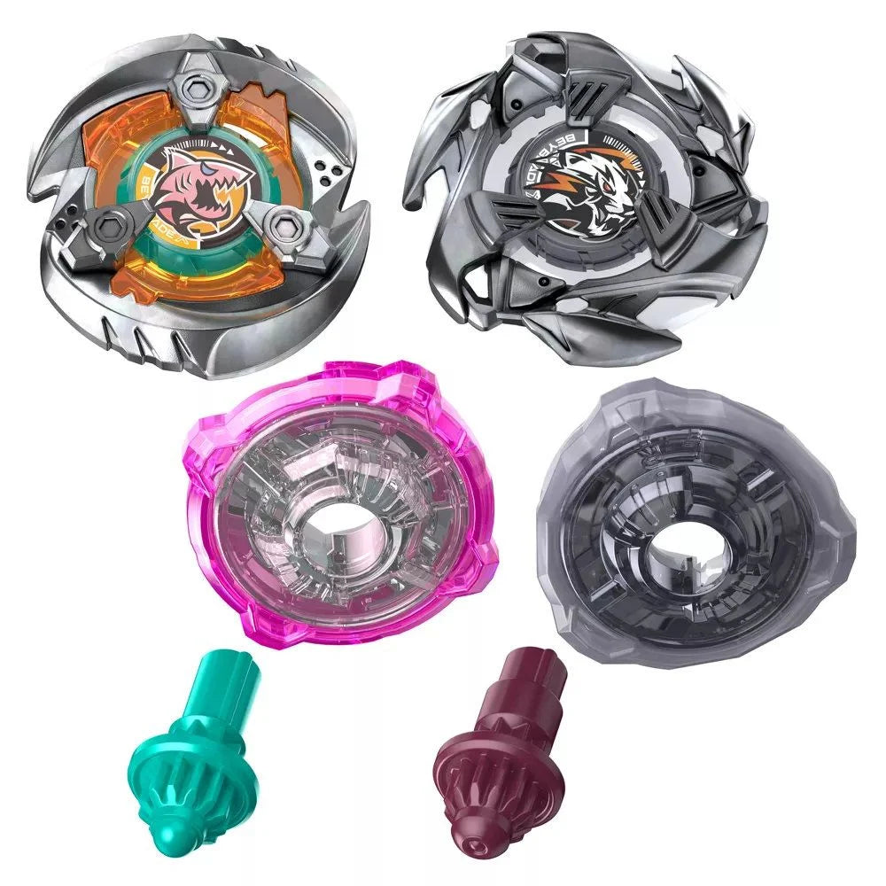 Beyblade X Gill Shark 4-70O & Pearl Tiger 3-60U Dual Pack