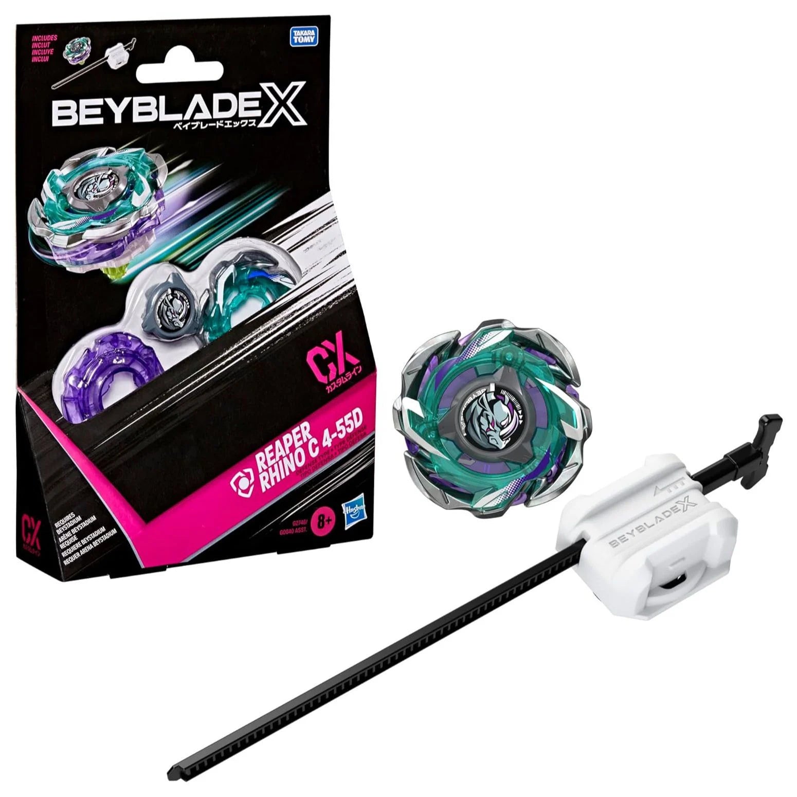 Beyblade X Reaper Rhino C 4-55D CX Starter Pack – Raptor Games