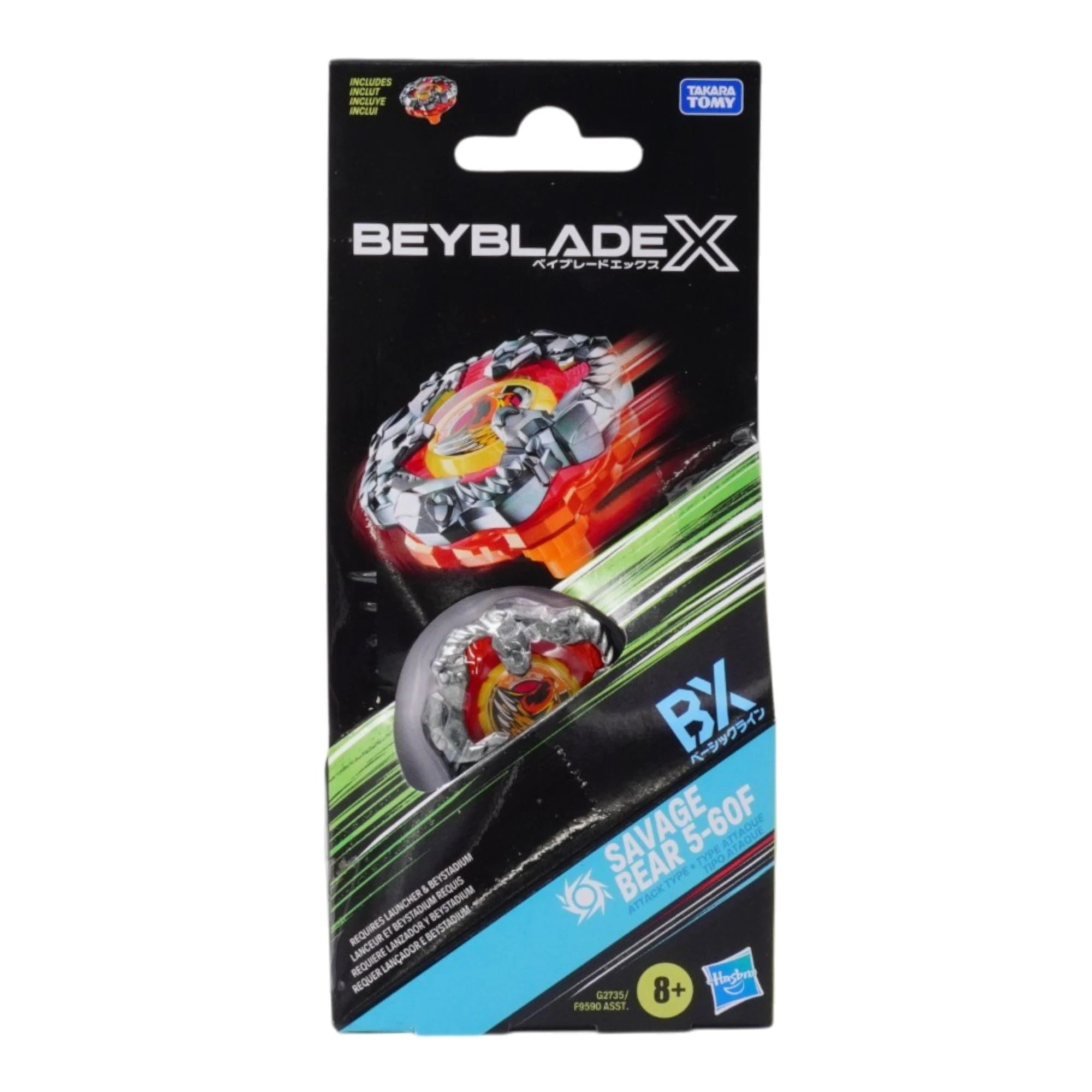 Beyblade X Savage Bear 5-60F BX Booster Pack Set – Raptor Games
