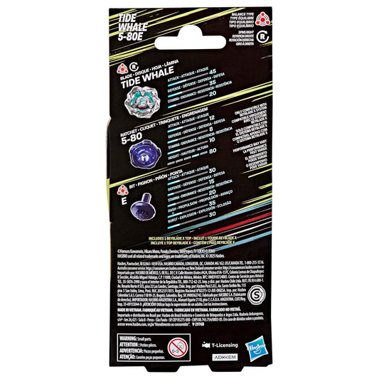 Beyblade X Tide Whale 5-80E Booster Pack